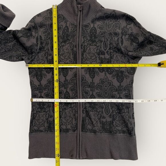 The North Face Wool blend Cardigan Sweater Jacket, Medium. full zip grey gray - Picture 13 of 13